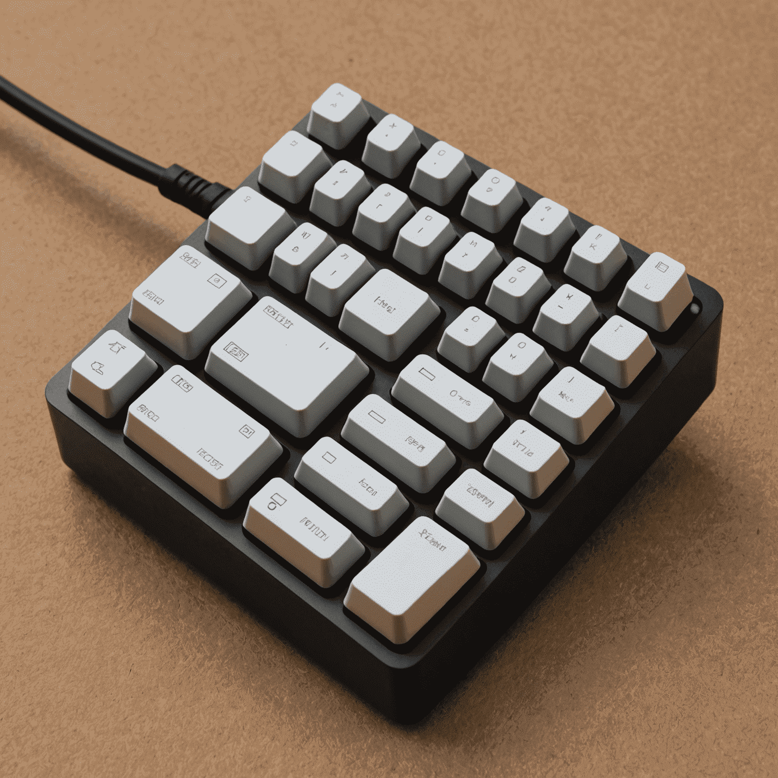 A comparison of different mechanical keyboard switch types, showing the internal mechanism and describing the feel and sound of each