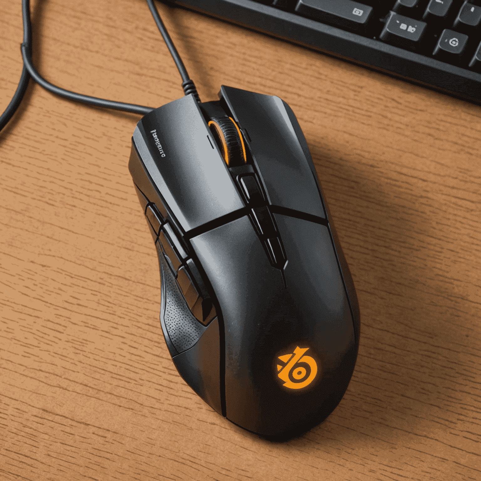 SteelSeries Rival 600 gaming mouse with dual optical sensor and customizable weight system